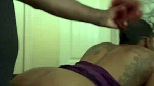 Amateur Couple's Hair-Pulling Backshots End In Bent-Over Creampie