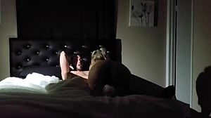 Horny Wife Takes Bar Dick Gloryhole Then Husband's Rough Fuck