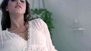glamorous latina alina lopez rips off dress flashing big tits!