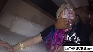 snowy street hooker swaps cold for hot anal pimp service