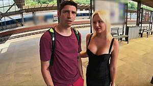 hey, ever wonder what happens when a cute blonde girlfriend cheats in the train station toilet?
