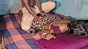 Beautiful desi wife's hairy pussy fucked after dirty message?