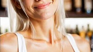 gorgeous ai skinny blonde teen rides cock pov until intense orgasm