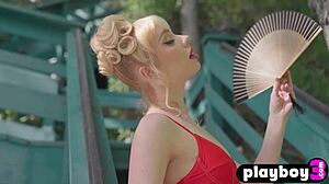 Blonde Teen Braylin Bailey's Amazing Big Ass And Sexy Body Posing Outdoor