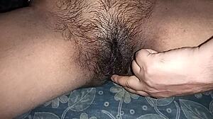 wow, watch this hairy indian pussy and anus get hardcore amateur fingering fuck?