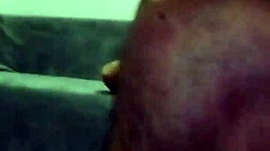 How red is sexy wife's ass after hard spanking punishment?