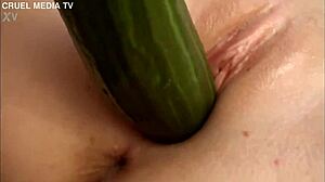 i crave gina's blonde czech fruit masturbation