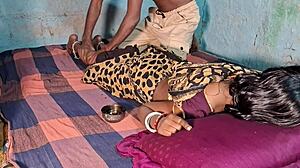 Beautiful desi wife's hairy pussy fucked after dirty message?