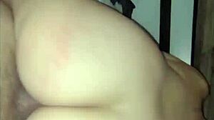 sexy latina's huge ass bounces screaming on cock bedroom cowgirl ride