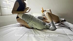 wanna play naughty games with my pillow and bestie?