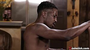 Ashley Aleigh owns Black Babysitters 5 scene 3 with deepthroat doggystyle facial