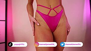 hannahjames710 tries victoria's secret lingerie haul