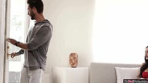 my latina babysitter's tight pussy throbs as huge cock bangs her deep and hard