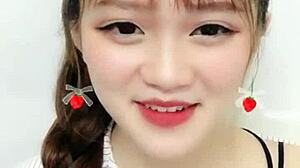 cute korean girl sexy webcam livestream teases asian fans