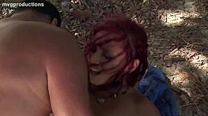 Two Latina Milf Sluts Bent Over For Outdoor Double Penetration Anal Orgy Cum