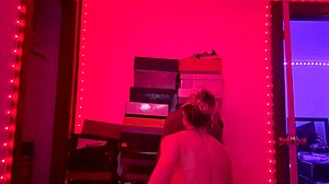 Bigdaddykj's Amateur Black Babe Fucks Monster Cock While Gaming Rough Doggystyle Pt 1