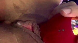 Vibrator Hits Big Puffy Clit Till She Finishes!