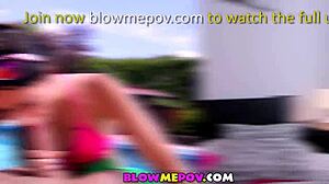 Brunette Pawg Bimbo Milf Begs for Monster Cock Cum in Pov Blowjob