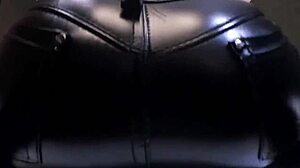 Jasmine Sinclair Leather Fetish Lesbian Tight Pussy Play