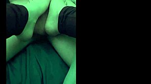 i give barefoot goddess hotwife footjobs on big cock compilation