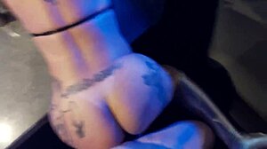 caught having sneaky sex right in the middle of the crowded nightclub