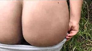 public pounding builds to massive squirt finale with creampie bliss