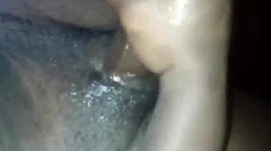 😈 big black cock pounds her deep twice in a row, she moans wild! 🔥💦