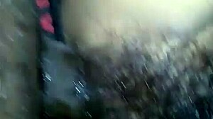 Hairy Pussy Takes Black Cock CUM Deep!