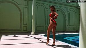 mary kalisy's smokin hot poolside body got me!!