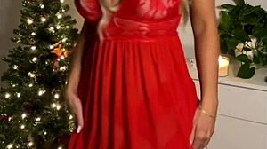 POV: YOUR HORNY CHRISTMAS GIFT IS MY WET FINGERING PUSSY!