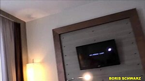 Boris Schwarz Pumps Accidental Creampie in Young Blonde Whore