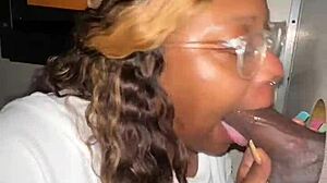 i'm the ebony bbw choking down stranger bbc at glory hole nonstop
