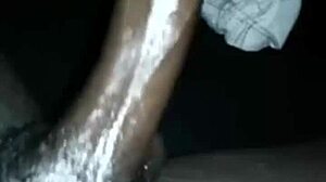 😈 big black cock pounds her deep twice in a row, she moans wild! 🔥💦