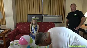 luna lips takes multiple hung cocks deep in pregnant pussy gangbang