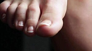 Kinky hotties' teasing feet drenched in hot cumshots