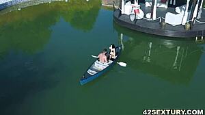 alyssa bounty ditches boating to ride joel's cock outdoors 😈