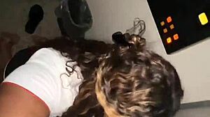 i'm the ebony bbw choking down stranger bbc at glory hole nonstop