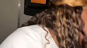 i'm the ebony bbw choking down stranger bbc at glory hole nonstop