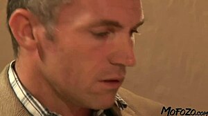 brunette student FUCKED DOGGY in classroom by daddy... sloppy deepthroat next? 😈