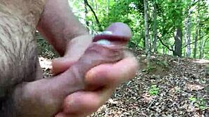 Clitlicker662 Flashes Hairy Pussy Solo In Forest Update 37