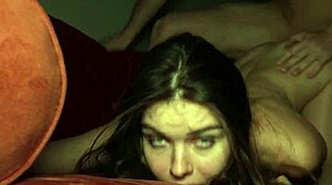 Crazy Girlfriend Princess Alice Fucked to Double Cum