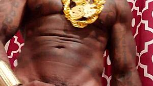 big black hairy cock hallelujah johnson right in your face stroke it