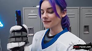 hey sneaky locker room fuck with petite cutie goes totally wrong 😩💦