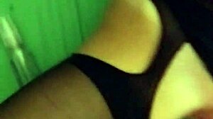 Blonde teacher stocks huge cock!