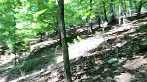 Clitlicker662 Flashes Hairy Pussy Solo In Forest Update 37