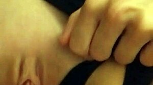Blonde teacher stocks huge cock!