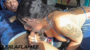 uber driver unloads sloppy facial in car backseat surprise?