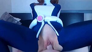 oiled ochaco uraraka cosplay teen gets her big ass pounded cowgirl then facial cumshot in group bang