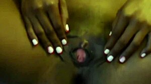 Petite Slut Fingers Tight Wet Pussy to Gushing Afterwork Orgasms