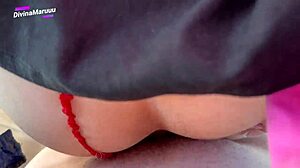 divinamaruuu pays rent with hard anal assfucking and deepthroat